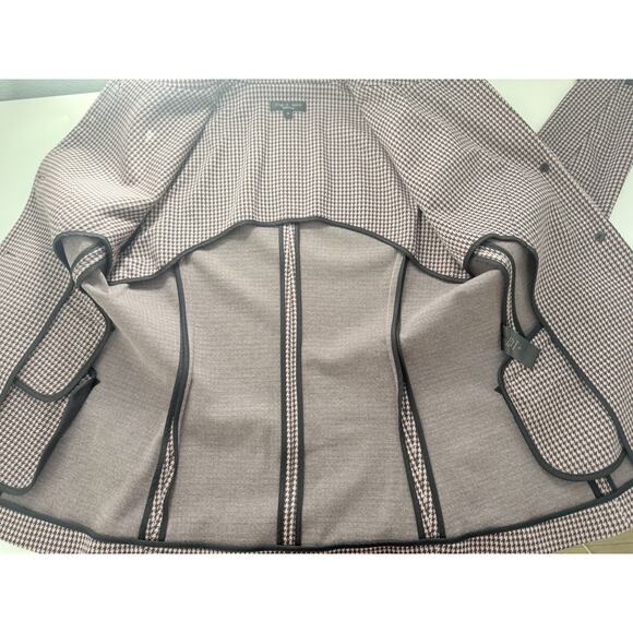 Rag & Bone Slade Blazer Pink Houndstooth Button Front Jacket NWOT Sz 4 - Picture 12 of 12